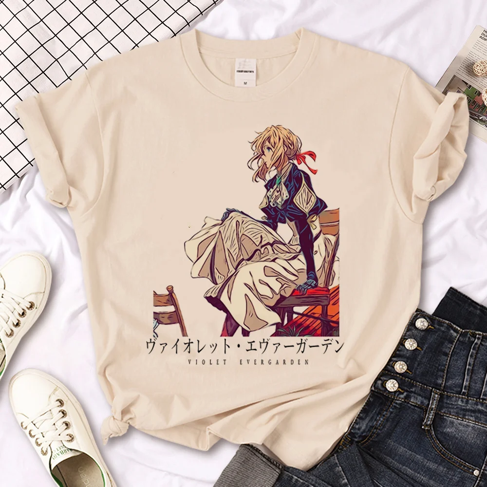 Violet Evergarden t-shirts women graphic Tee female graphic y2k clothes