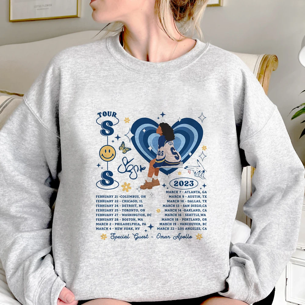 Sza Hoodie Designer elegante jugendliche Anime Pullover Teen Sweatshirts y2k bequem trendy