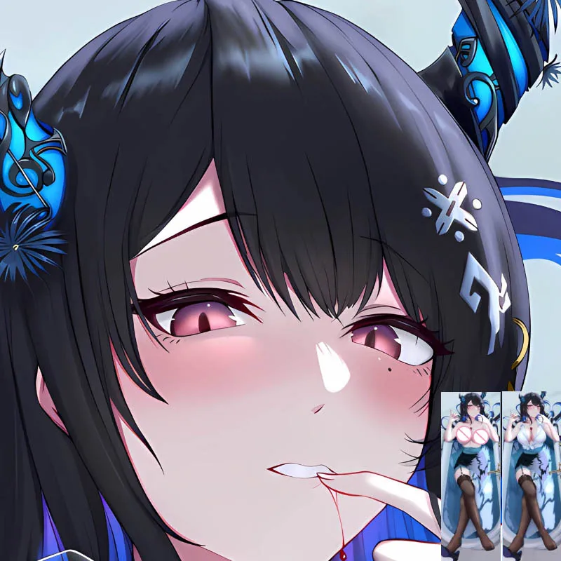 

Nerissa Ravencroft аниме Dakimakura наволочка для косплея в натуральную величину обнимающая наволочка для тела дропшиппинг двусторонний принт