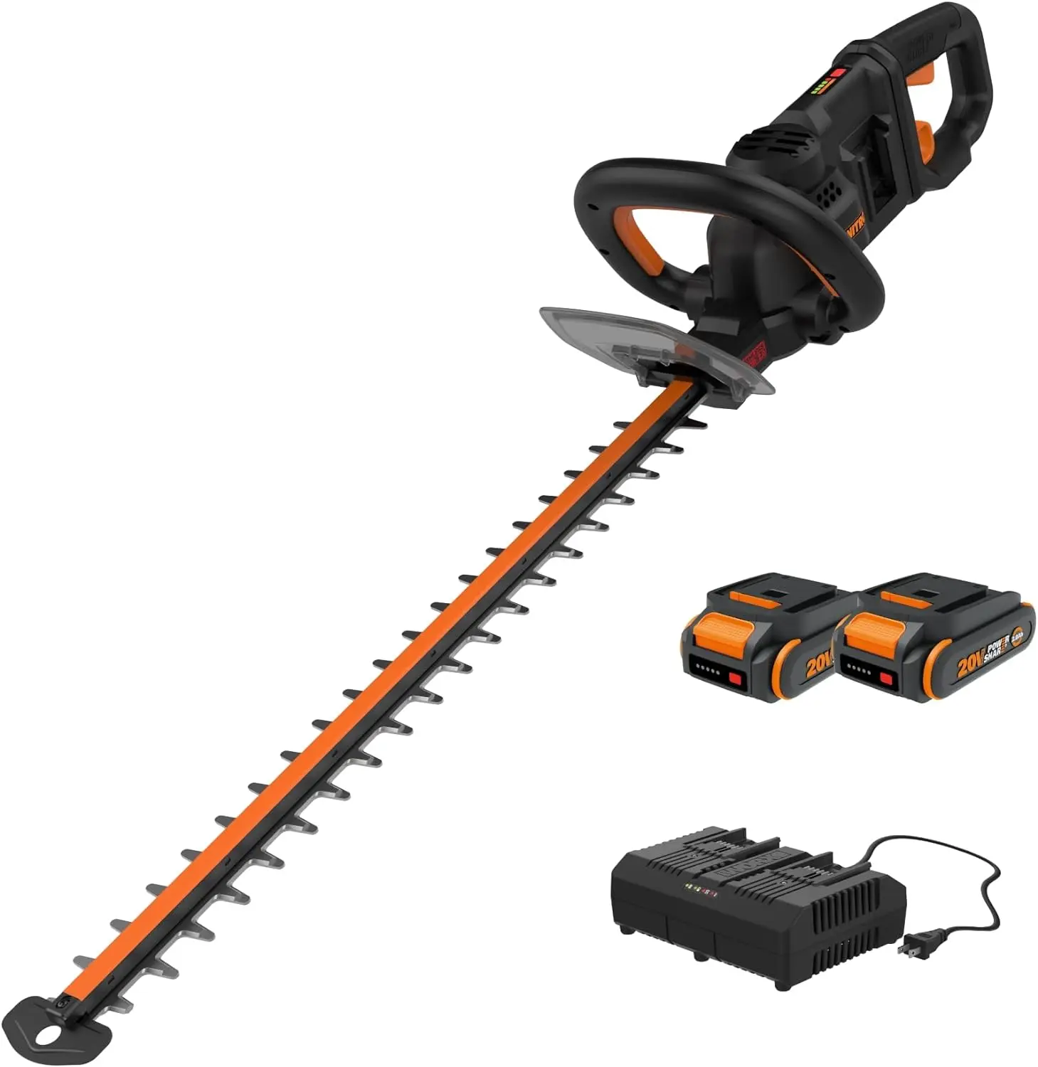 

Nitro 24" Cordless Hedge Trimmer 40V, Shrub Cutter with Fast Dual-Action Blades 3400 SPM, Brushless Power Share Electric He