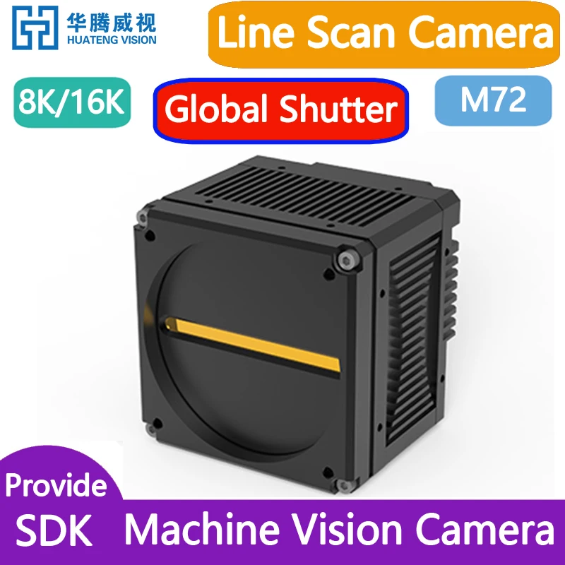 GigE 16K 10-Gige Ethernet 16K Line Scan Machine Vision Industrial Sensor Global Shutter AI Detection