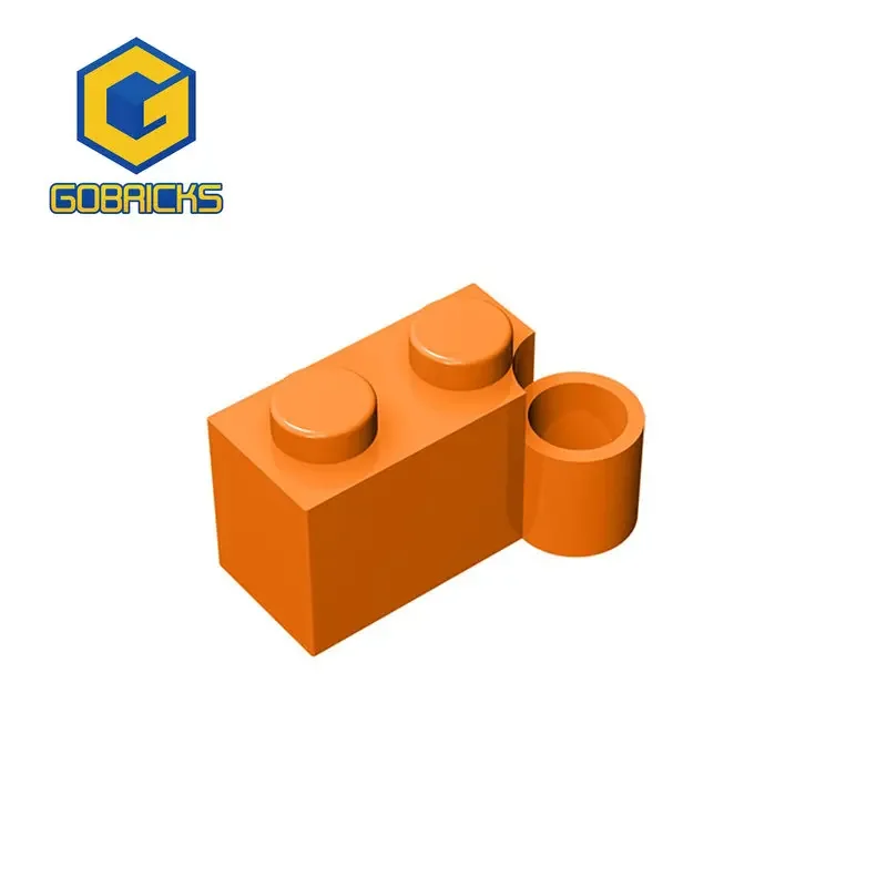 Gobricks 1 peça moc dobradiça tijolo 1x4 inferior compatível com modelo 3831 peças de blocos de construção crianças diy brinquedos de montagem educacional