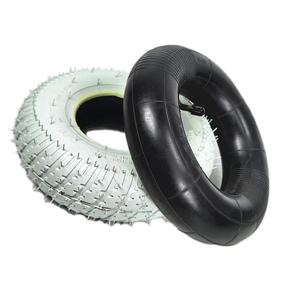 Premium Inner Tube + Outer Tire For E300 Electric Scooter Wheelchair 9 Inch 2 80/2 50 4 Black+Grey Color Long Lasting