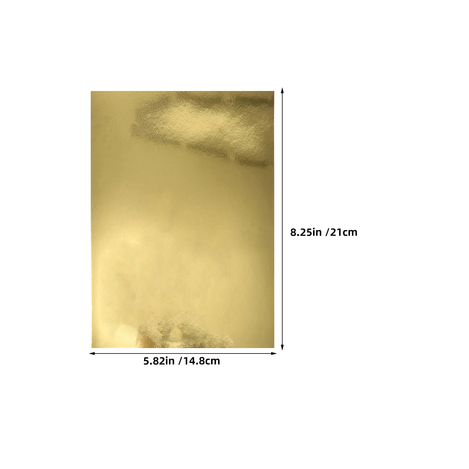 70 قطعة بطاقات مرآة ذهبية ورق معدني الملمس A5 ورقة DIY بها بنفسك ورقة الحرف بطاقة صنع لوازم سكرابوكينغ