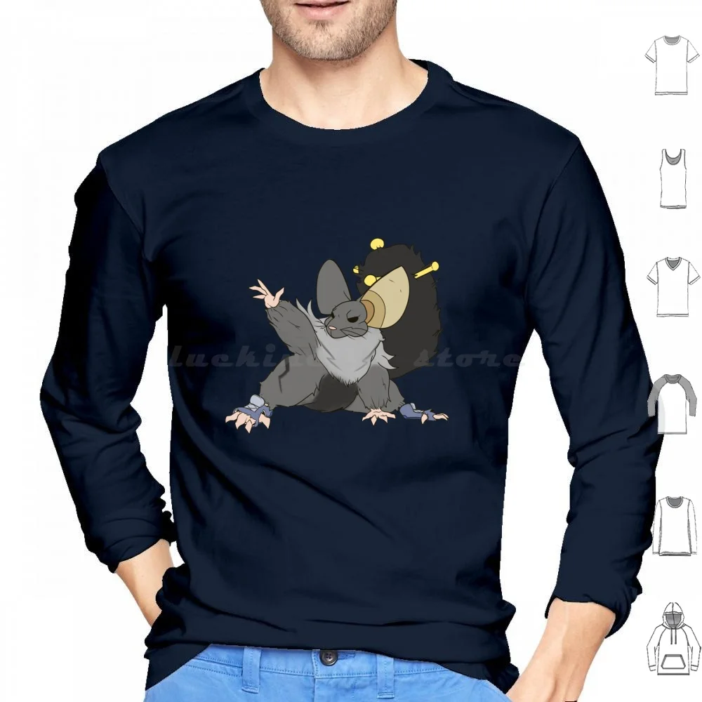 Mouse Martial Art Hoodies Long Sleeve Heroes Fantasy Superhero