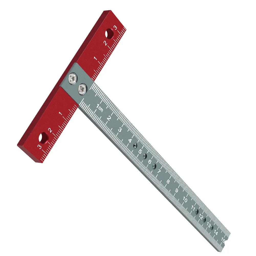 Square Ruler Aluminum Alloy For Carpentry Small Projects 90°Ruler Herramientas Penetration Power Tool Sets