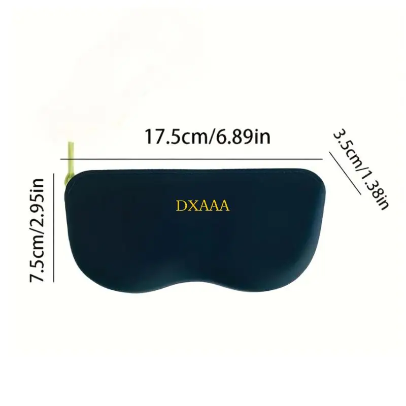 حافظة نظارة من السيليكون المدمجة المحمولة من DXAA، حقيبة تخزين عملية، تصميم بطابع الهالوين للكبار وإكسسوارات الأطفال