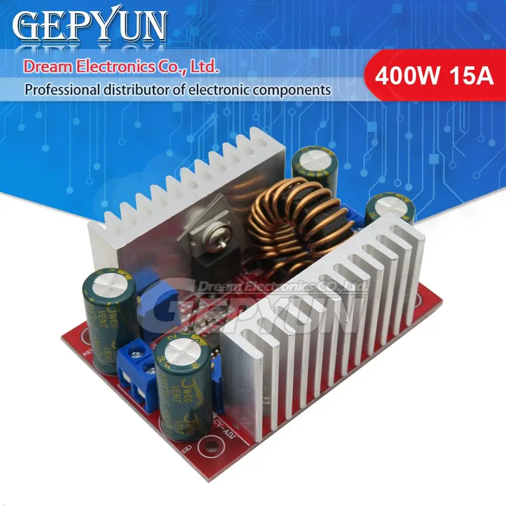 DC 400W 15a Aufwärts wandler Konstant strom versorgung LED-Treiber 8,5-50V bis 10-60V Spannungs ladegerät Aufwärts modul