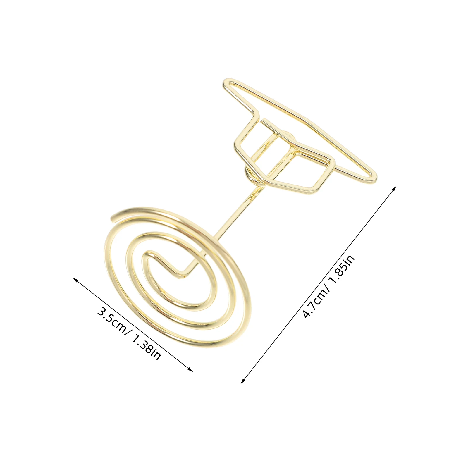 25 قطعة حامل بطاقة الأعمال متعددة الوظائف قبعة التخرج منظم مكتب كليب للملاحظات صور عرض موقف الجدول