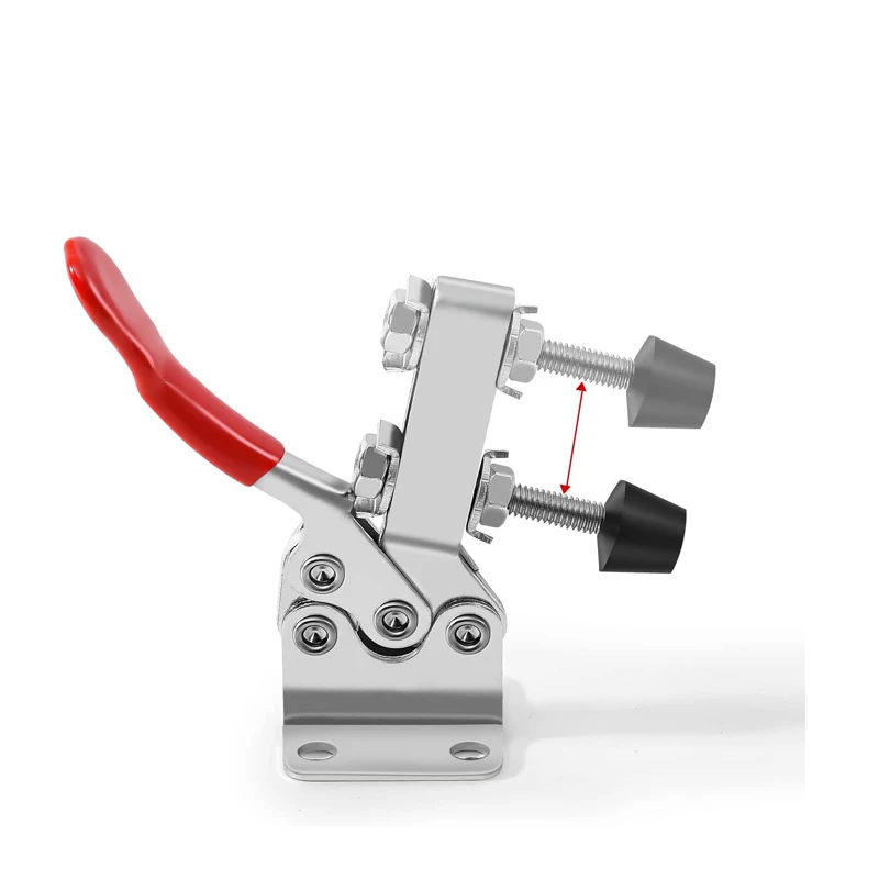 1-4Pcs Horizontal Toggle Clamp GH-201A/201B/101A Quick-Release Clamps Set Heavy Duty Vertical Toggle Clip Woodworking Hand Tool