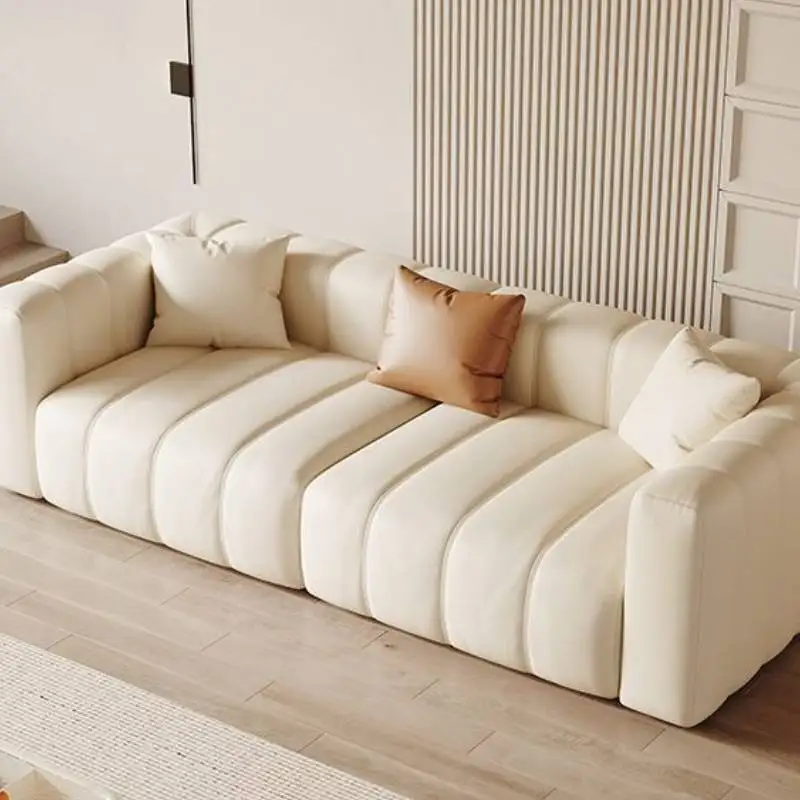 أريكة كرسي كهربائية بيضاء فاخرة مقاومة للماء أريكة كرسي كهربائية للاسترخاء في الشمال لغرفة المعيشة أثاث منزلي من Woonkamerbanken #4