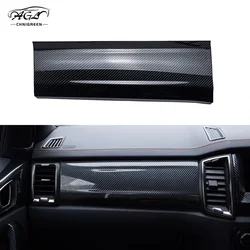 Carbon Fiber Color RHD Co-pilot Panel Cover Trim Interior Decoration For Ford RANGER 2015 2016 2017 2018 2019 2020