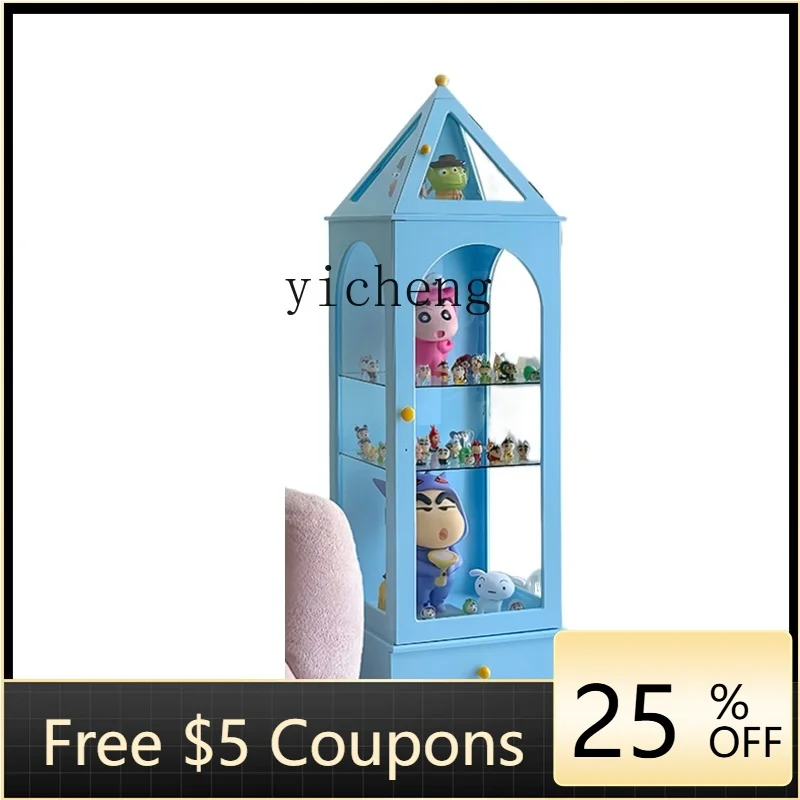 

ZZTQH storage chest cabinet living room storage cabinet modern dopamine display side cabinet