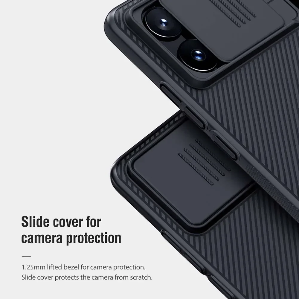 NILLKIN For Xiaomi POCO X6 Pro 5G / POCO X5 5G Original CamShield Pro Phone Case Shockproof Slide Camera Lens Protection Cover