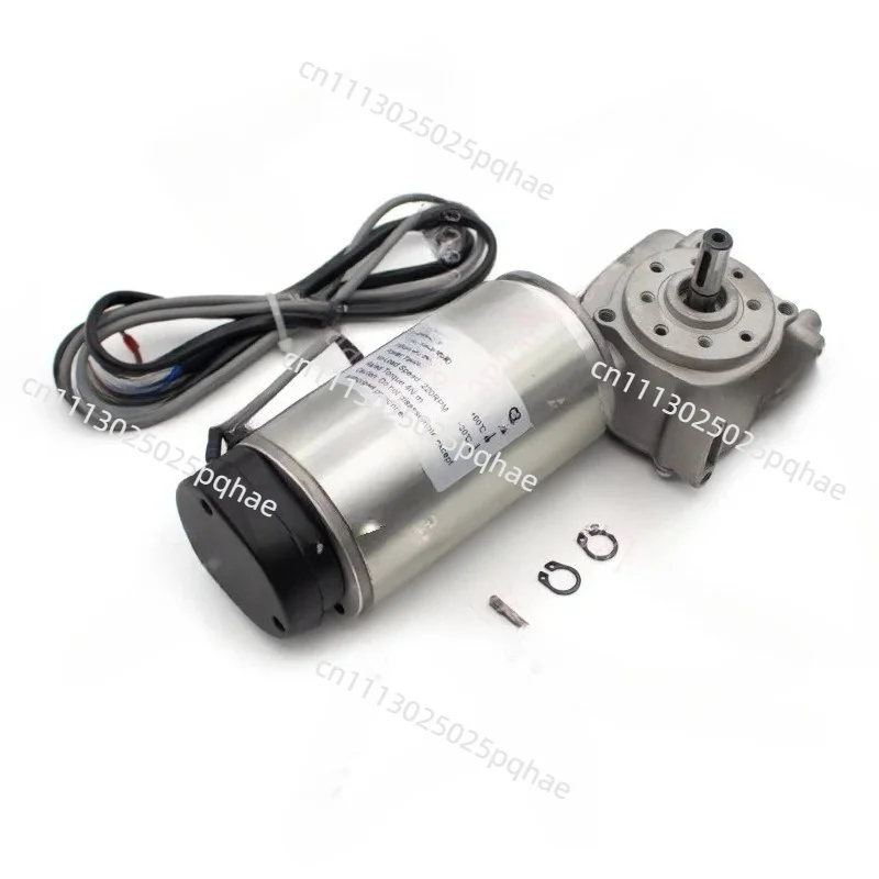 100W 24VDC Automatic Door Motor with 100PPR Hall Encoder & Worm Gear Reducer (2 Signals) - for Hotel/Sliding/Gate Doors