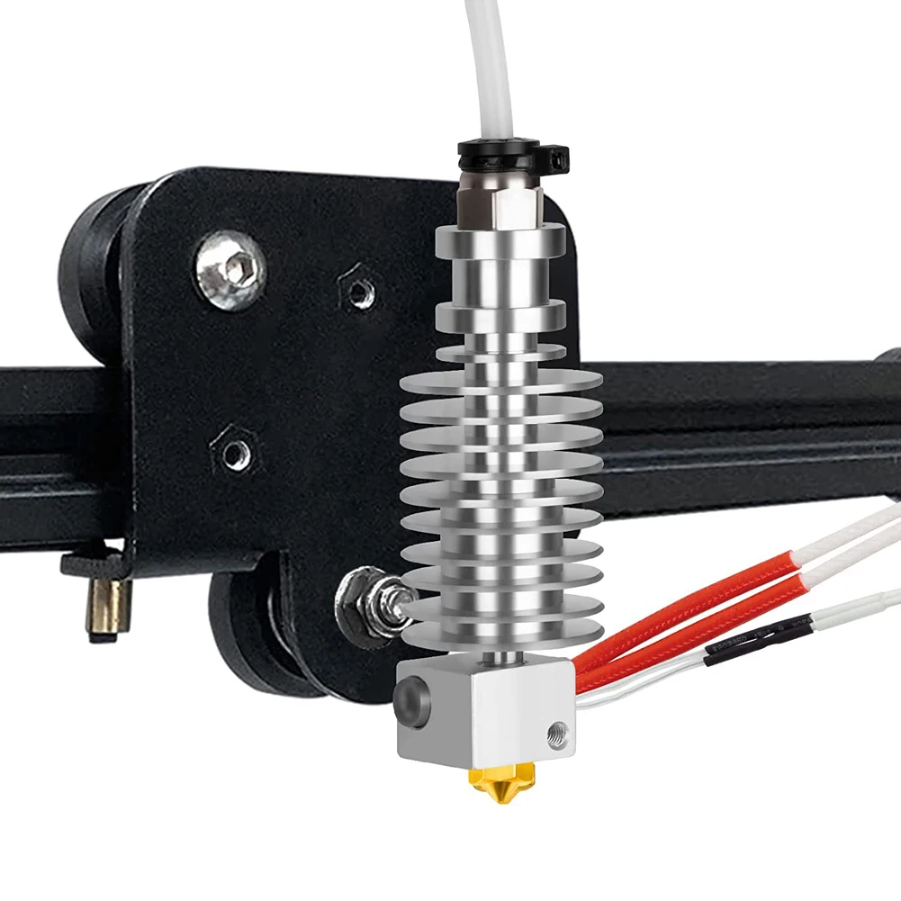 V5 J-head Printer Hotend Long Distance 3D Print Parts with Hotend Heat Sink 3D Extruder Printer for Anycubic I3 Mega