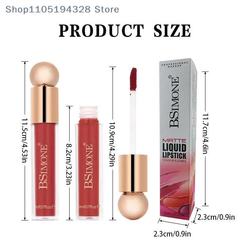 [MP] 5ml Olio per labbra colorato Macchia Lucidalabbra Fard liquido Trucco Cosmetici Viso Fard per occhi Trucco grassoccio a lunga durata