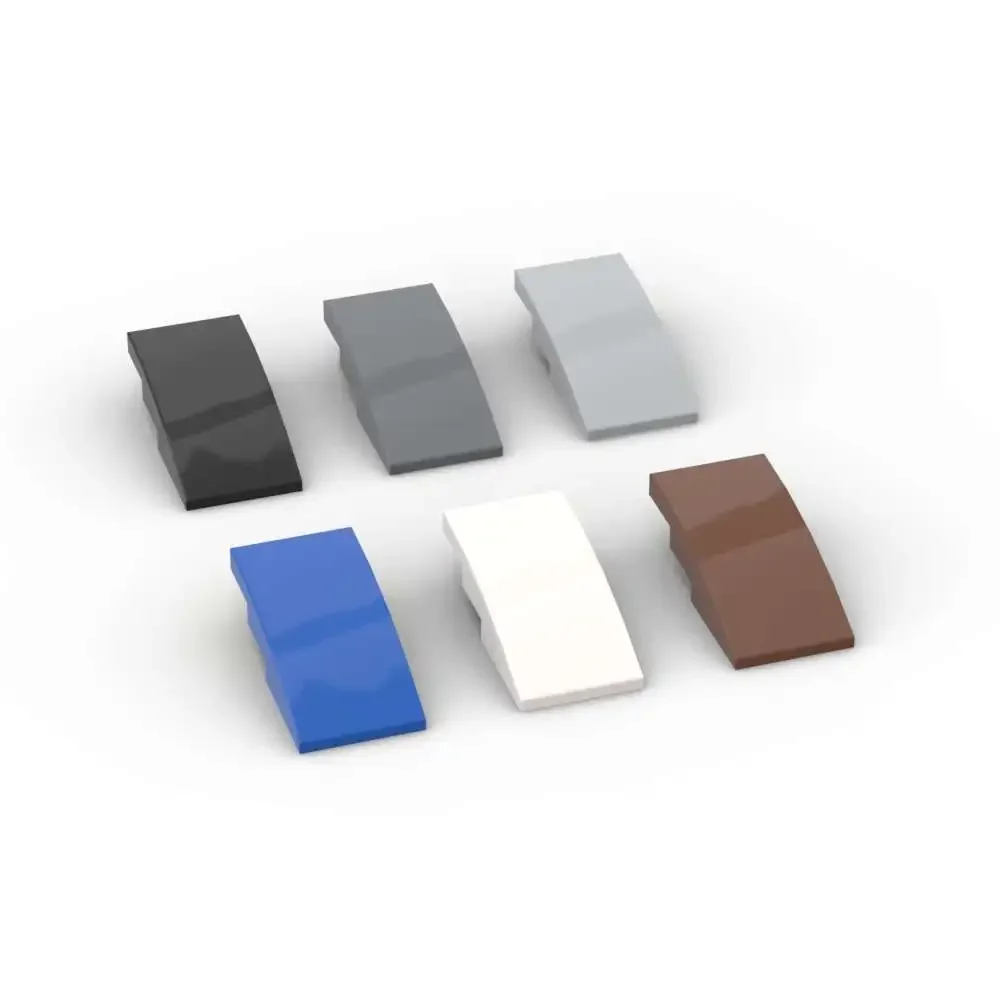 MOC 10 STKS Gebogen 93606 4x2 Bouwstenen Kit Helling Educatief Huis Bakstenen Deeltje Puzzel Idee Speelgoed kinderen Verjaardagscadeautjes