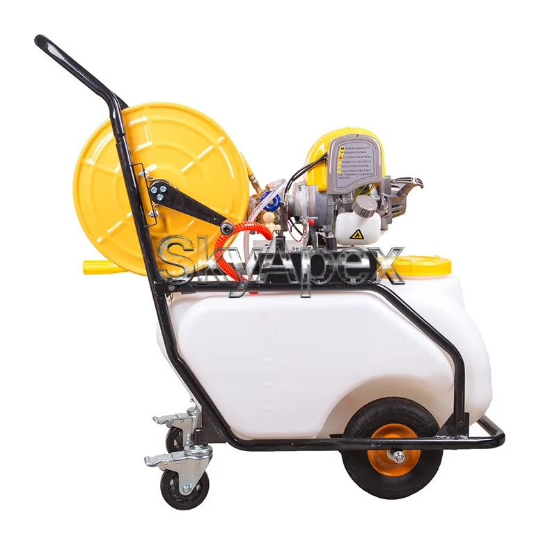 Hand Trolley 50L High Pressure Pesticide Spraying Machine Low Noise Sprayer For Greenhouse Garden And Agricultural Pest Control