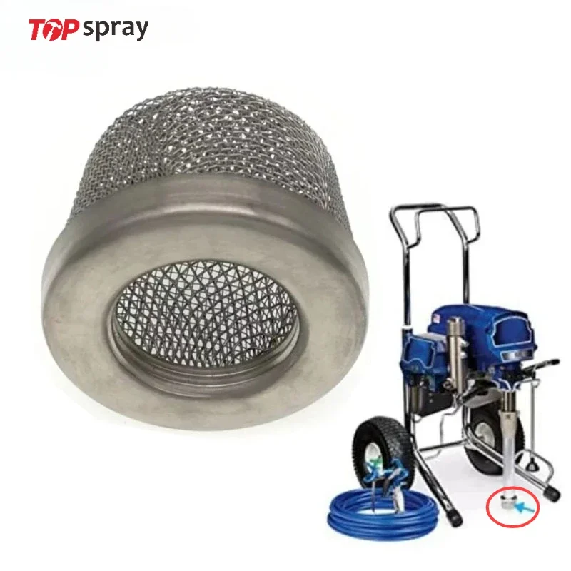 

Topspray Inlet Strainer Screen Filter 181072 With 1.2In NPT Thread For 795 1095 7900 Airless Paint Sprayer Suction Hose 181-072