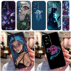 Jinx Arcane Case For Xiaomi 13 12 Lite 12X 11T 12T Pro Cover For POCO F5 X5 X3 Pro X4 F4 GT F3 C40 M5s