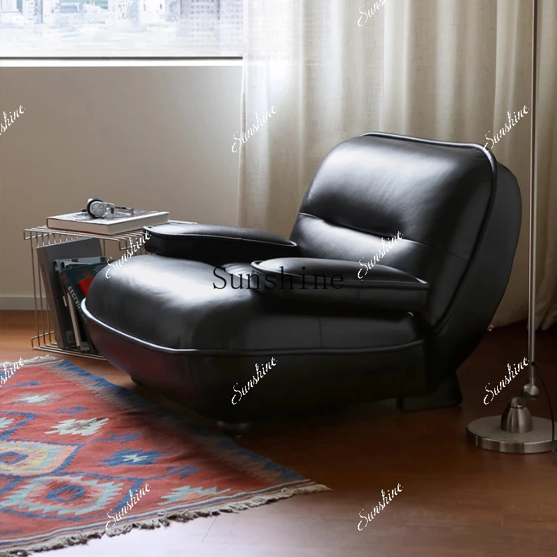 ASIADES/Nordic expression NORHOR/Beetle leather single sofa FT