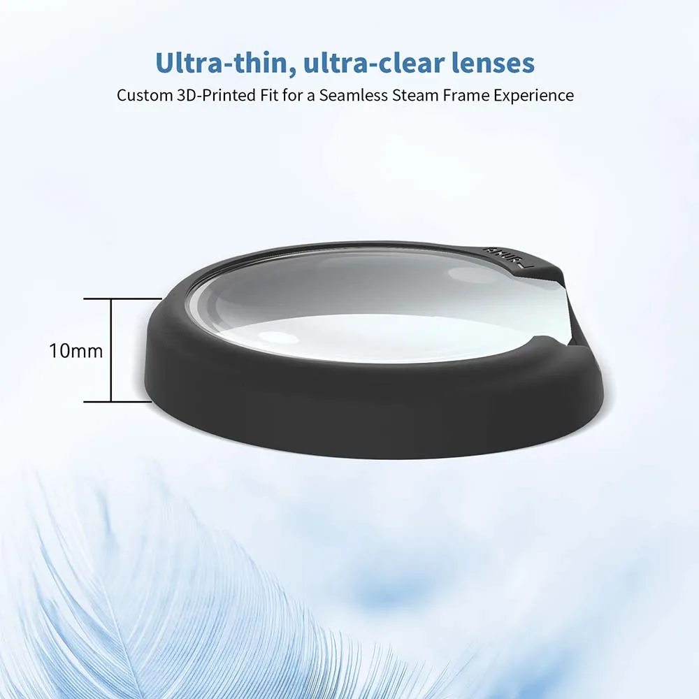 AMVR Magnetic Lens Insert Frames with Lenses for Steam Frame Replacement Blue Light Blocking Plano Lens VR Headset Parts