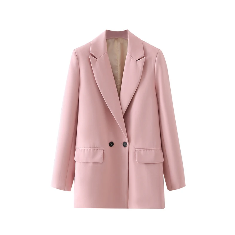 Blazer à manches longues pour femmes, veste imbibée, manteau chic coréen, vêtements de bureau pour dames, streetwear de printemps et d'automne, nouveau