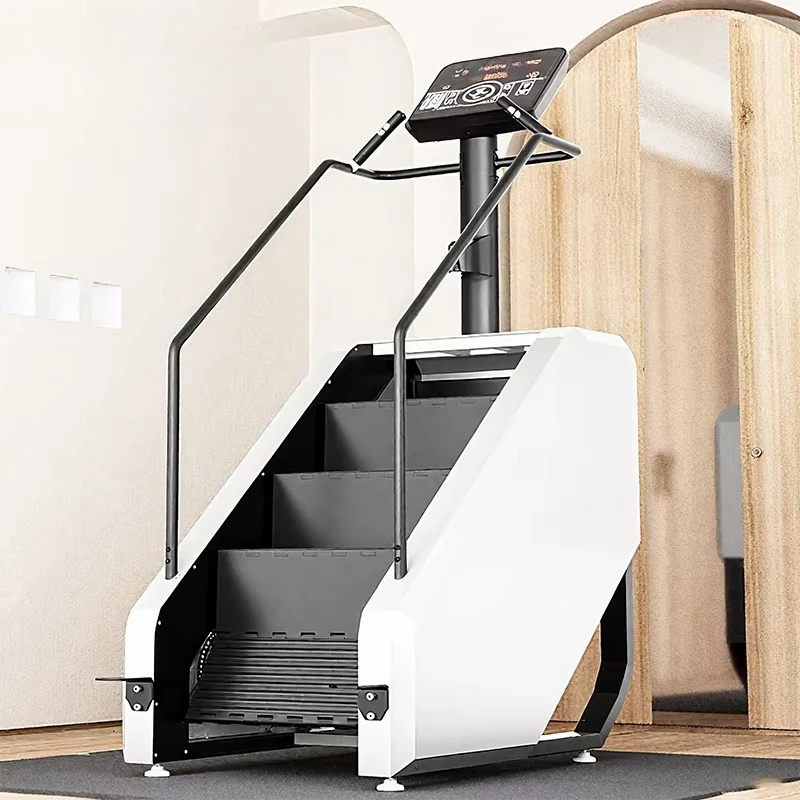 Commercial Use Customized Color Automatic Lock Ladder Stepper Climber Touch Screen LCD Stair Master Gym Equipment