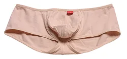 Men Underwear Erotic Trunk Skin Friendly Stretch Cotton Breathable U Convex Pouch Boxer Shorts Panties Soft Thin Comfy Underpant