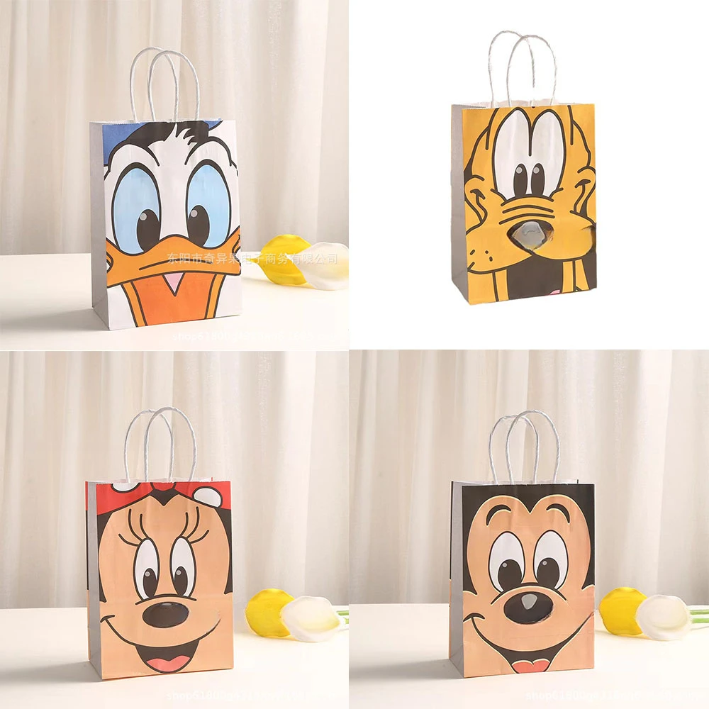 Mickey Mouse and Minnie Party Decorations, Goodie , Gift Bag, Return , Holiday Paper Set, Birthday Party Decorations halloween