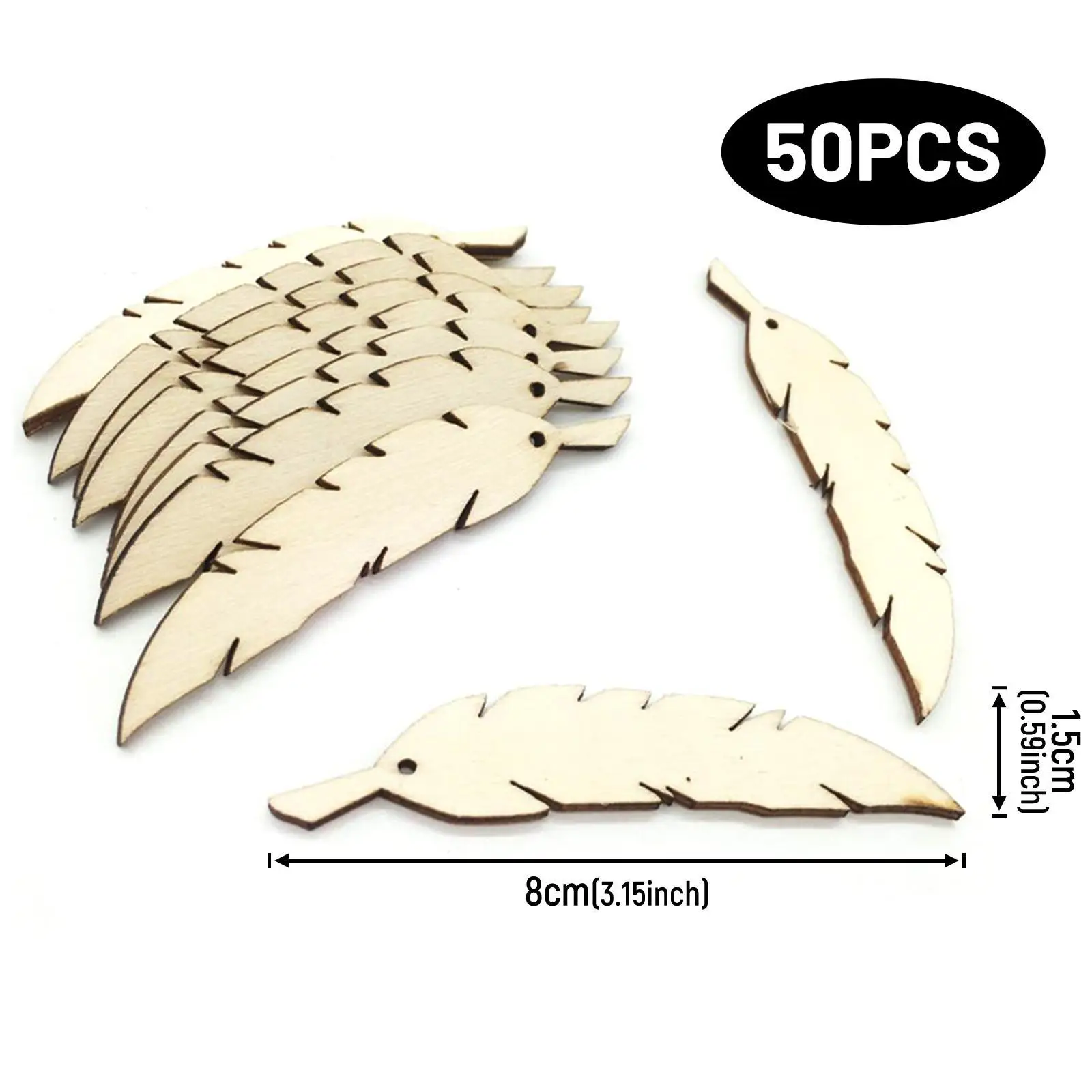 Wooden Shapes Raw Wood Toys Embellishments for Creative Craft Slice Cardmaking Scrapbooking Wedding Party Decoration Wood Blocks