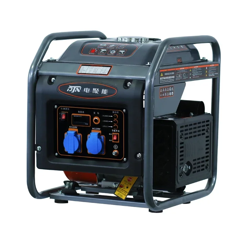 YUNYI Portable Gasoline Generator 5 230V AC Output Single Phase Electric Recoil Starting System Silent Design Made China Genset