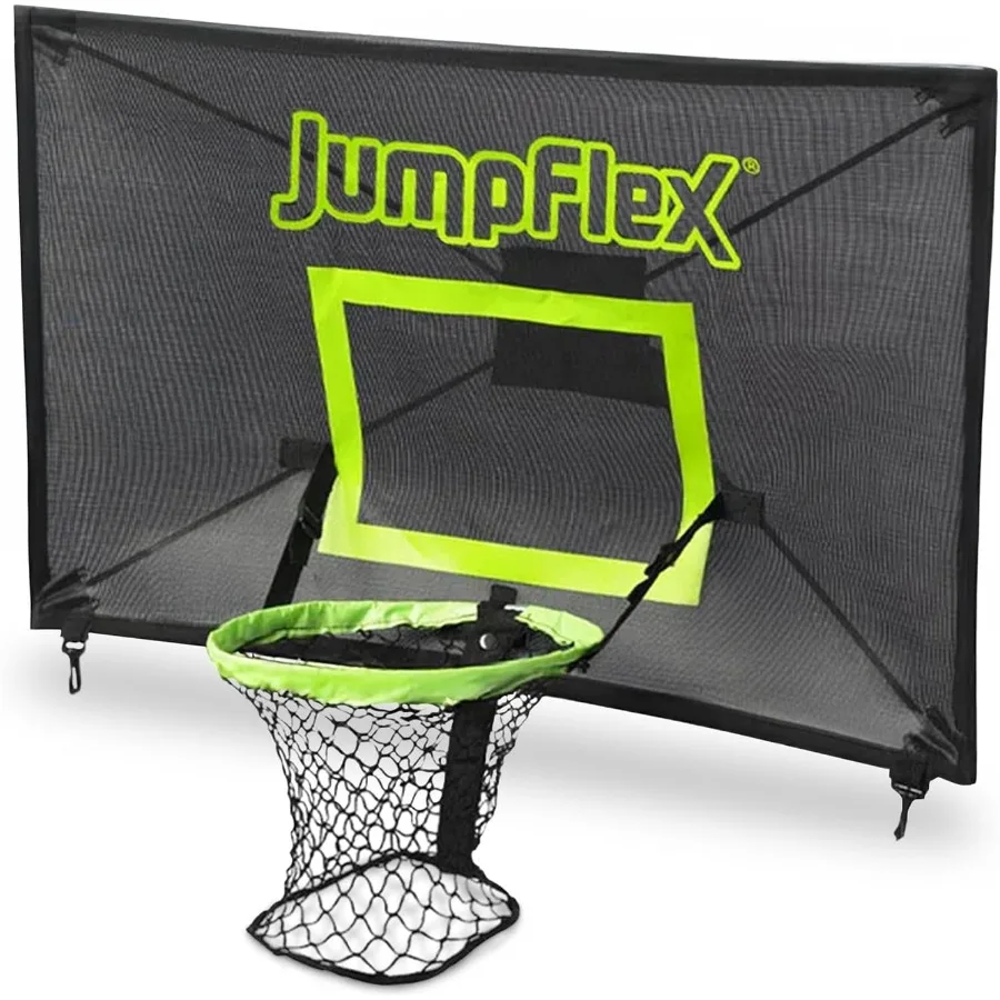 

Насадка для баскетбольного кольца PROJAM для моделей батутов HERO, прочная стальная рама, черная отделка, безопасная посадка с быстро прикреплением