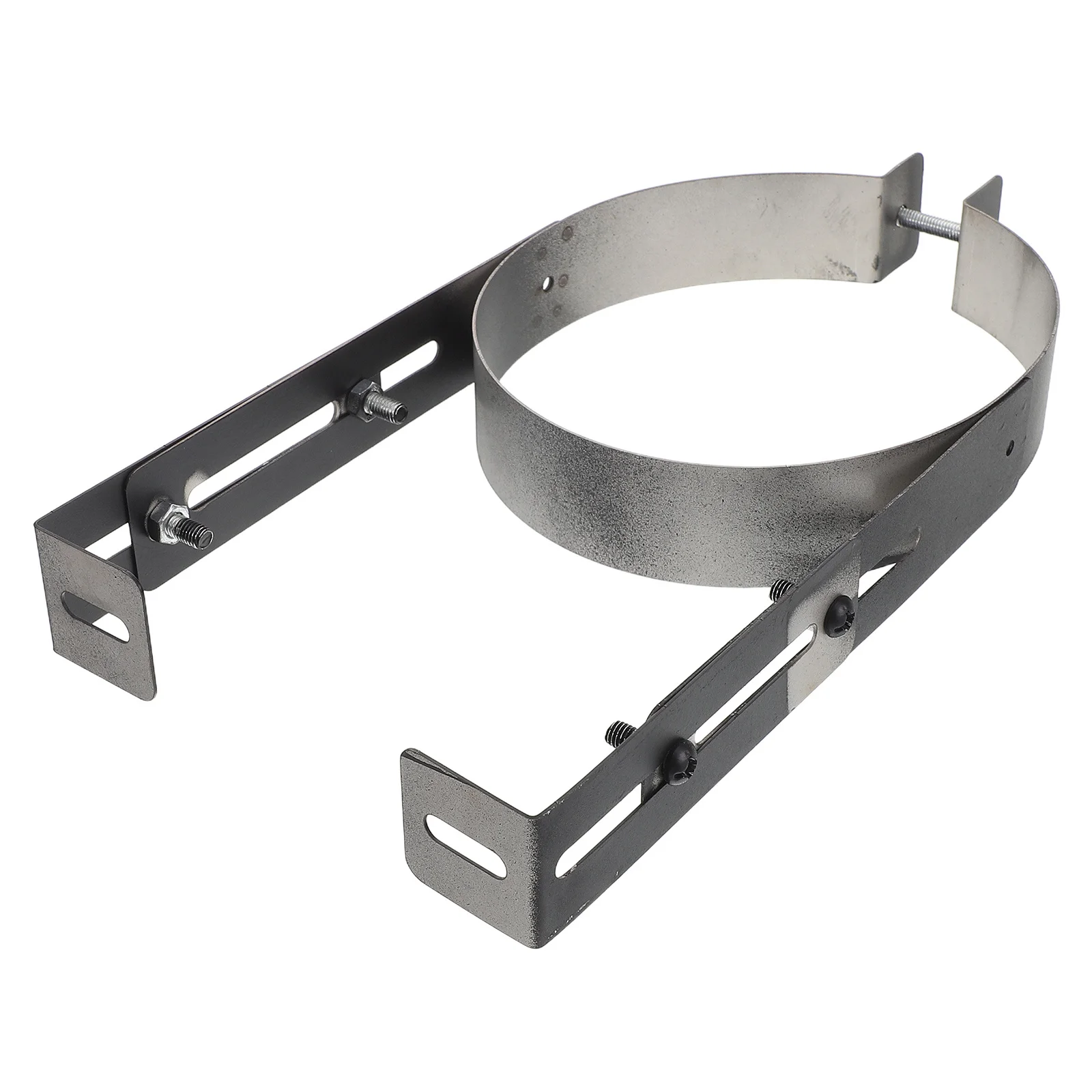 مدخنة قوس 6 بوصة الفولاذ المقاوم للصدأ قابل للتعديل جدار جبل حامل ل موقد الأنابيب دعم المداخن بطانة المشبك U-شكل الأنابيب