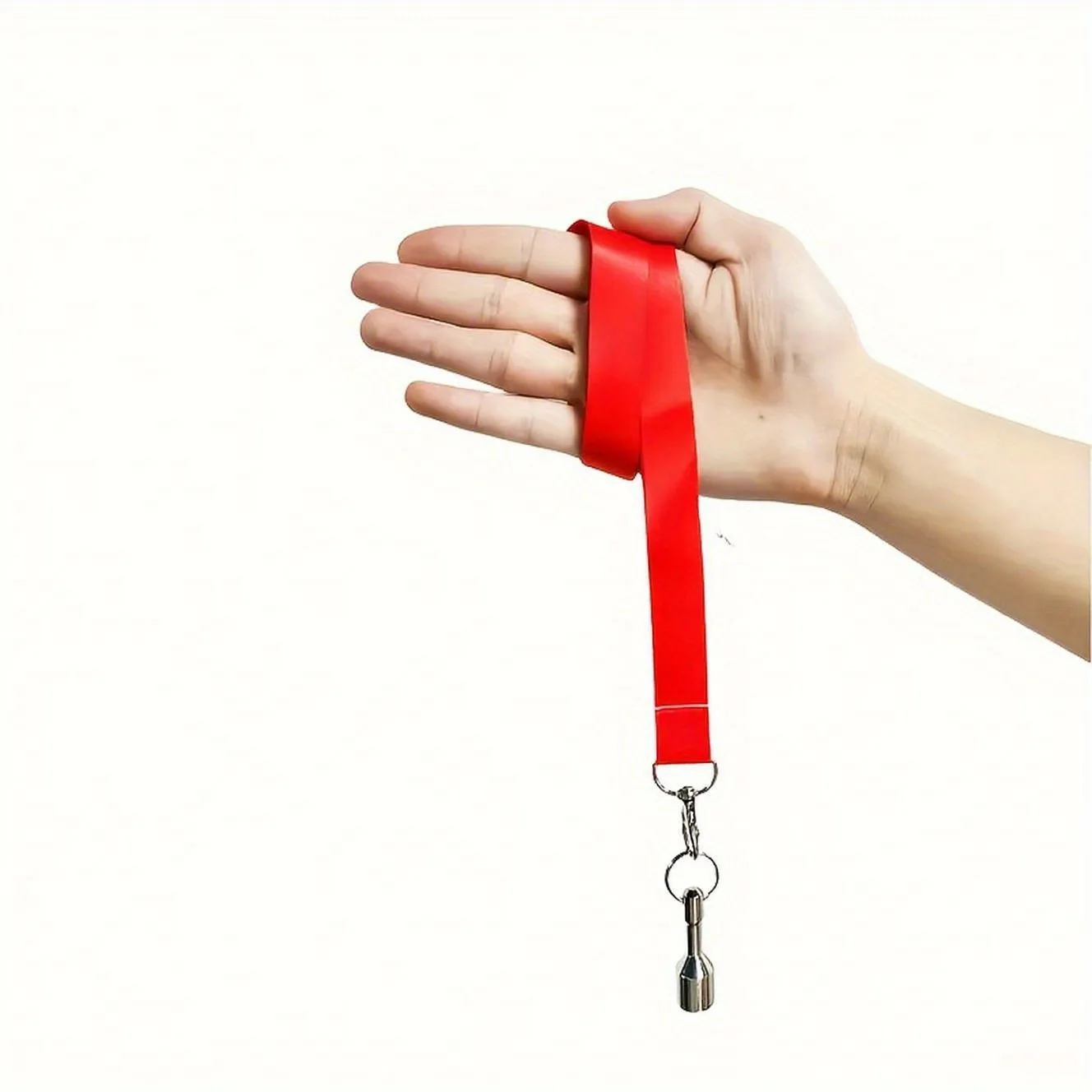 1 Red Magnetic Ball Retriever, a Must-Have Magnet for Picking up Ground-Rolled Balls, Hands-Free Neck-Hanging Design