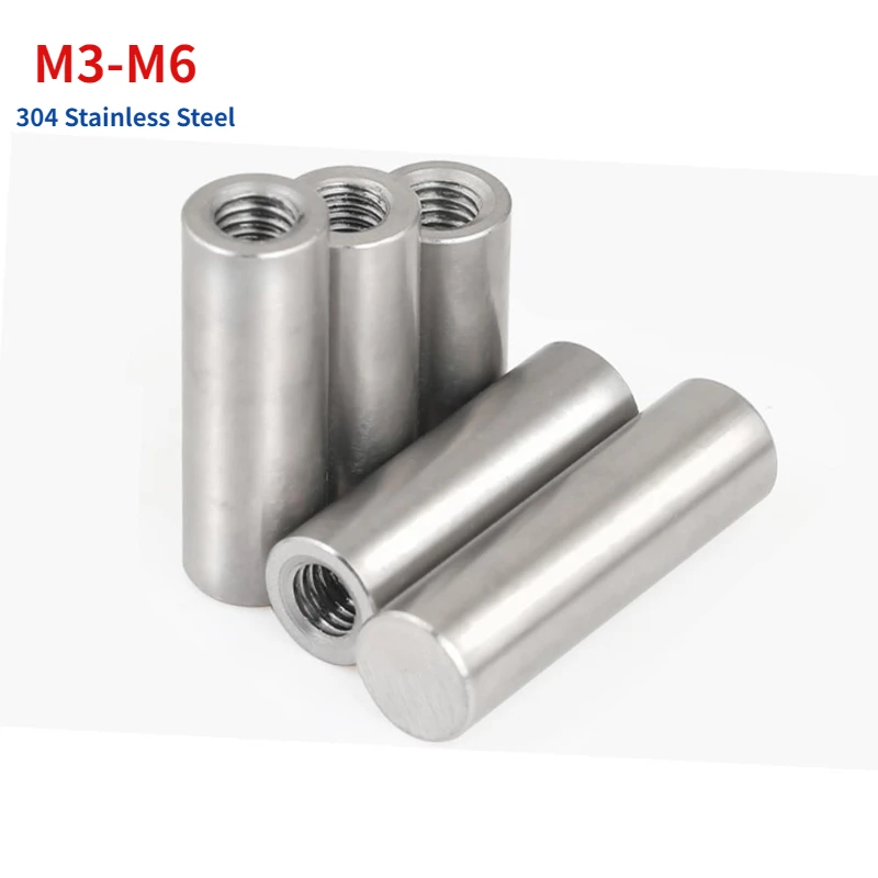 

GB120 M3 M4 M5 M6 304 Stainless Steel Internal Thread Cylindrical Pin Internal Tooth Positioning Pin with Hole Cylinder