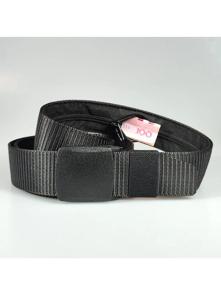 AliExpress Men's Outdoor Tactical Storage Belt Nylon Invisible Hiking Cycling Anti Theft Wallet Belt Multi Functional Pants Belt
