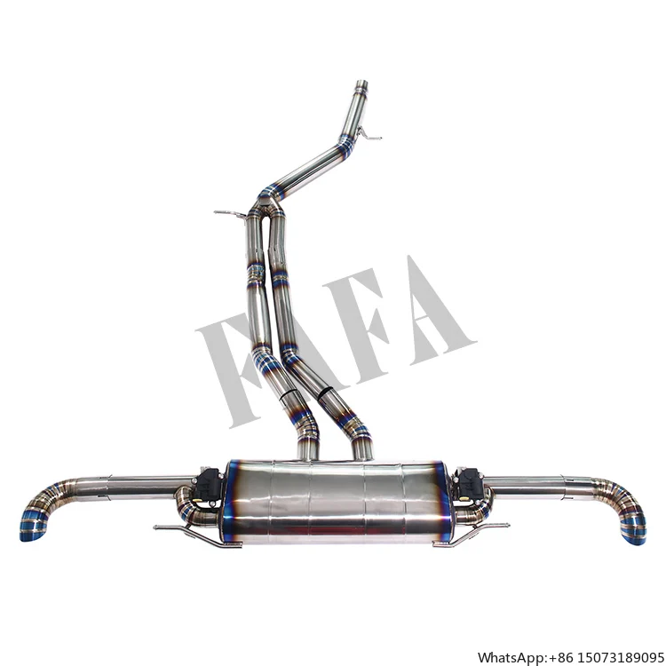 

Высокопроизводительная выхлопная система из титанового сплава для Q8 3.0T 2019-2022: даунпайп, задняя секция, выхлопная труба Cat-Back