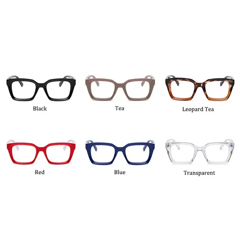 New Square Anti Blue Light Presbyopia Eyegalsses Fashion Reading Glasses Women Vintage Computer Optical Eyewear +1 .0~ +3.5