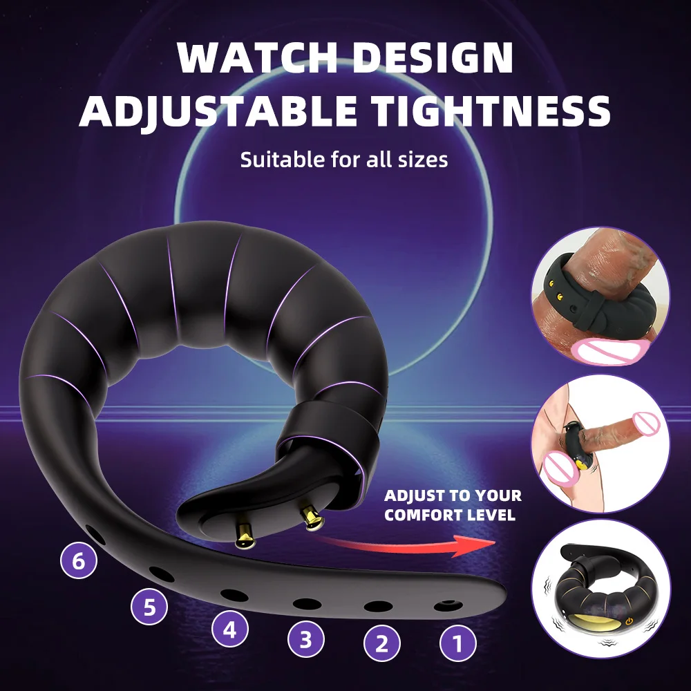 10 振動モードペニスリングバイブレーター男性用クリトリス刺激装置 G スポットカップル大人の大人のおもちゃ遅延射精男性女性