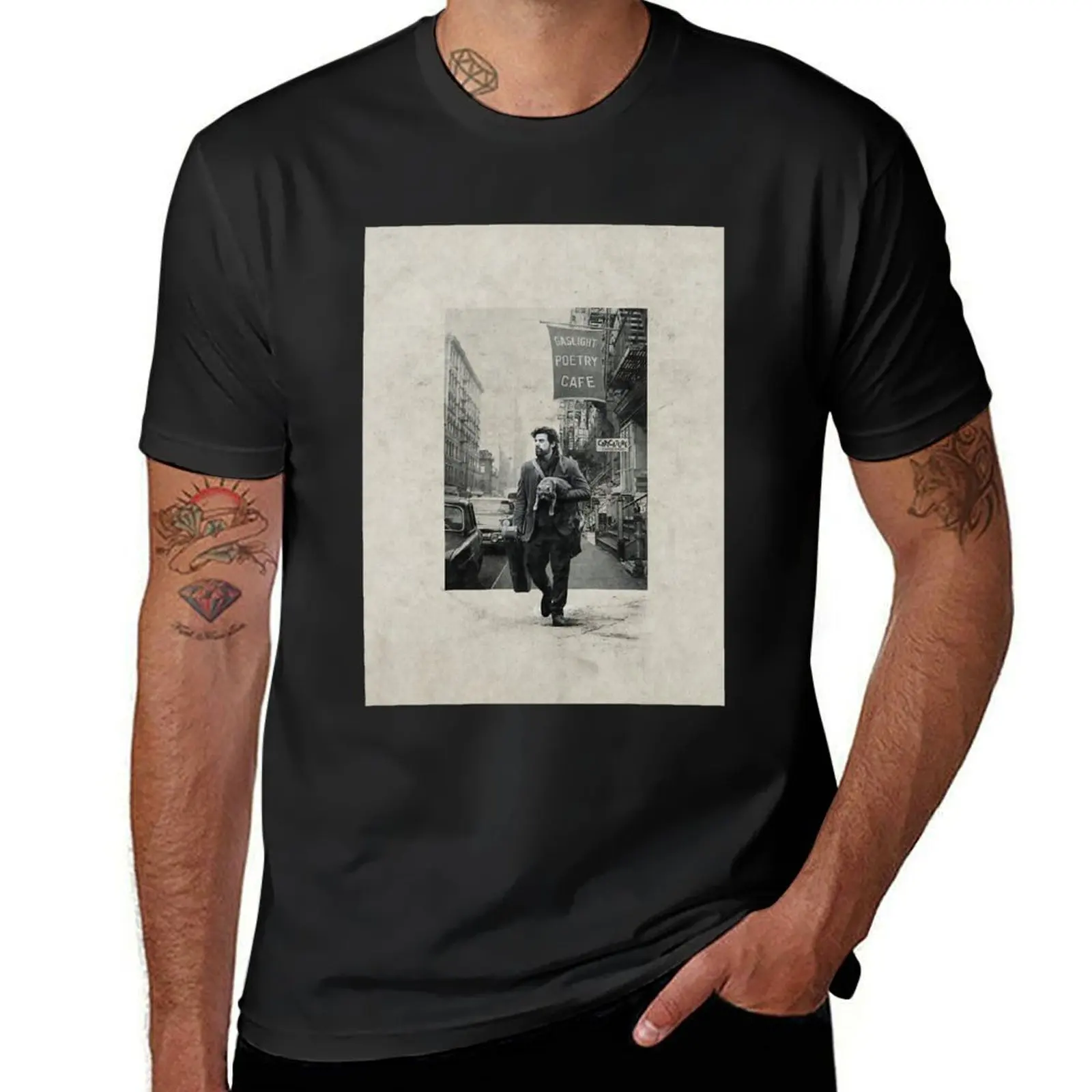 

Vintage Retro Llewyn Movie Protagonist Davis Gift For Birthday T-Shirt funny gifts Louboutins men clothing