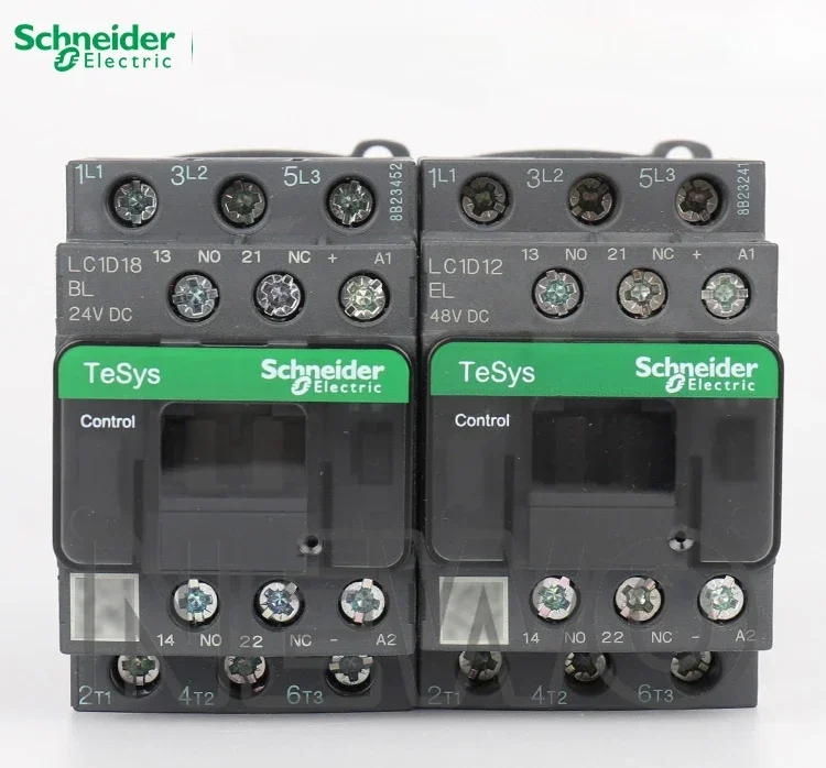 Original Schneider DC Contactor LC1D09BL LC1D12BL LC1D18BL LC1D25BL LC1D32BL LC1D38BL LC1D09EL LC1D12EL LC1D18EL LC1D32EL