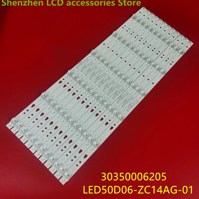 LED backlight strip FOR  Hair 50A6 LE50U51A  LT-50C550 V500HJ1-PE8  30350006205 LED50D06-ZC14AG-01  6LED  3V  495MM 100%NEW