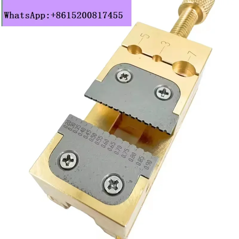 outils-de-reparation-de-montres-support-de-tete-de-banc-en-cuivre-pur-pointeur-pince-de-tube-d'aiguille-tete-de-serrage-de-roue-siege-fixe-de-bureau