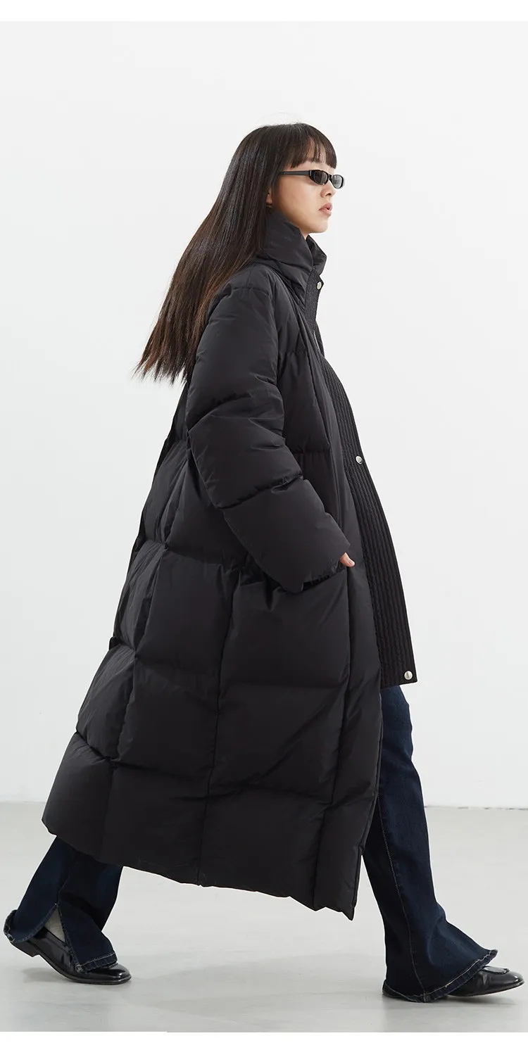 Women's Mid-Length Goose down Jacket~Thickened Warm Coat 2026 Autumn and Winter New Style Hooded Top