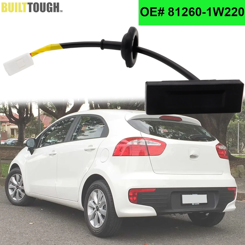 Manija de liberación de arranque para coche Kia Rio Pride 2012-2017, perilla de apertura, botón OE #81260-1W220, accesorios de coche