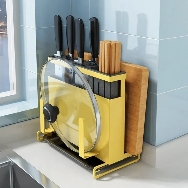 Wall-mounted Stainless Steel Tool Holder Kitchen Rack Household Tool Holder Storage Rack Nail-free