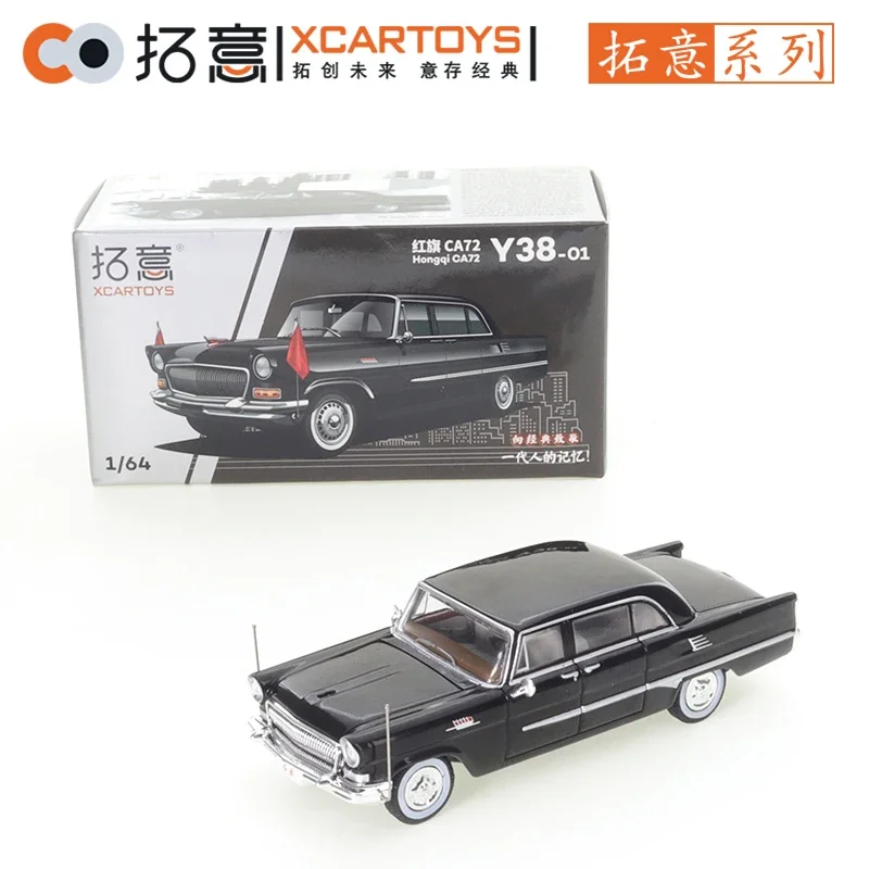 XCARTOYS 1/64 Red Flag CA72 Cars Alloy Toys Motor Vehicle Diecast Metal Model Kids Xmas Gift Toys for Boys