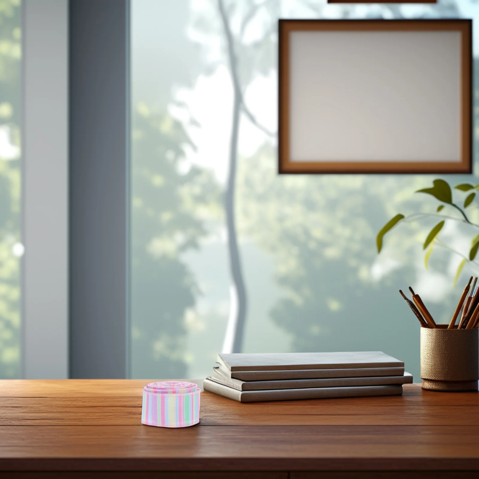 Easter Ribbon Flowers Garland for Decoration Bouquet Spring Wired Gift Wrapping Polyester